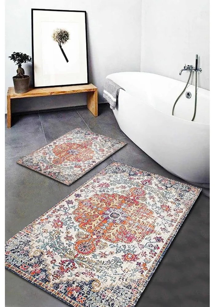 Dywaniki łazienkowe zestaw 2 szt. 60x100 cm – Mila Home