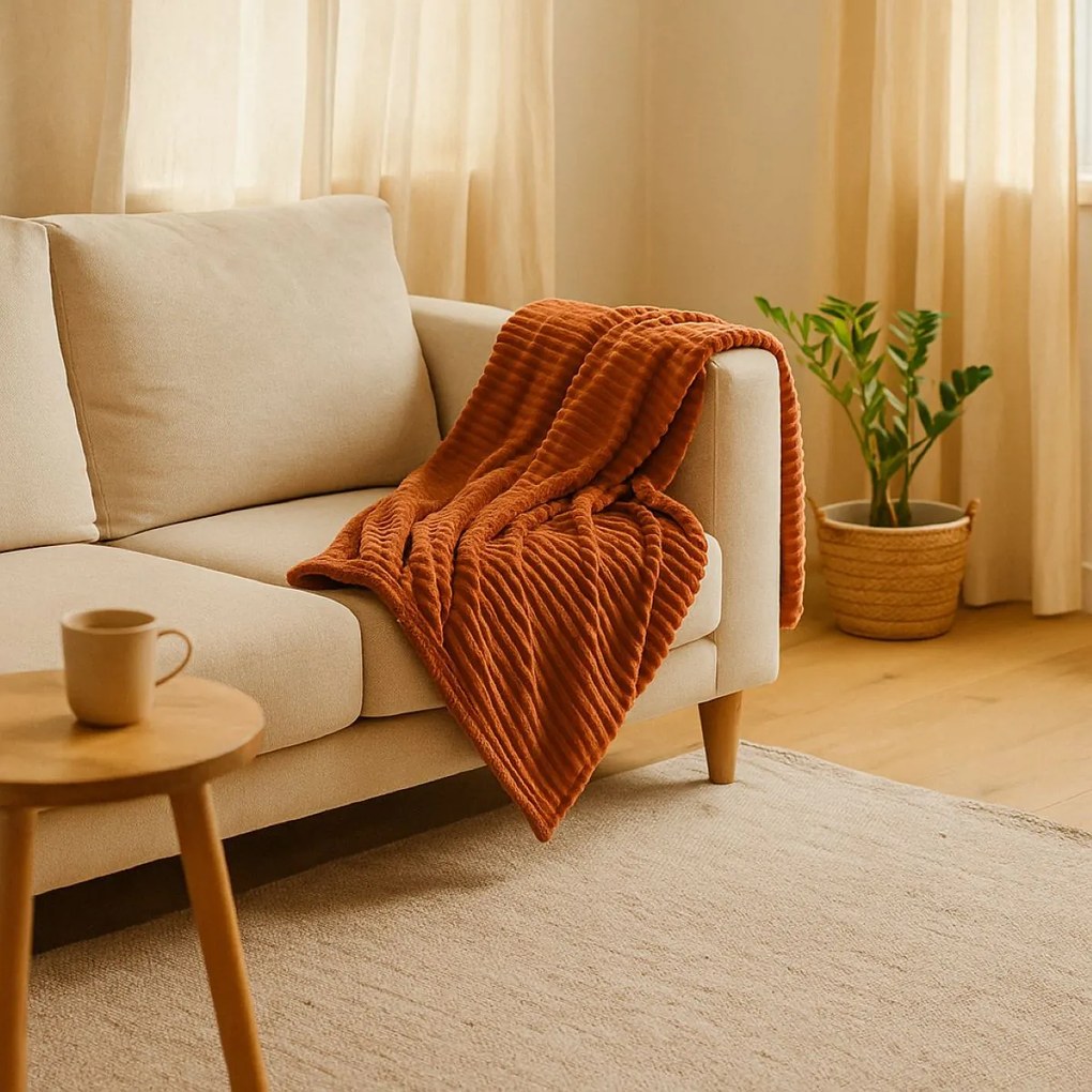 Koc flanelowy 160 x 130 cm