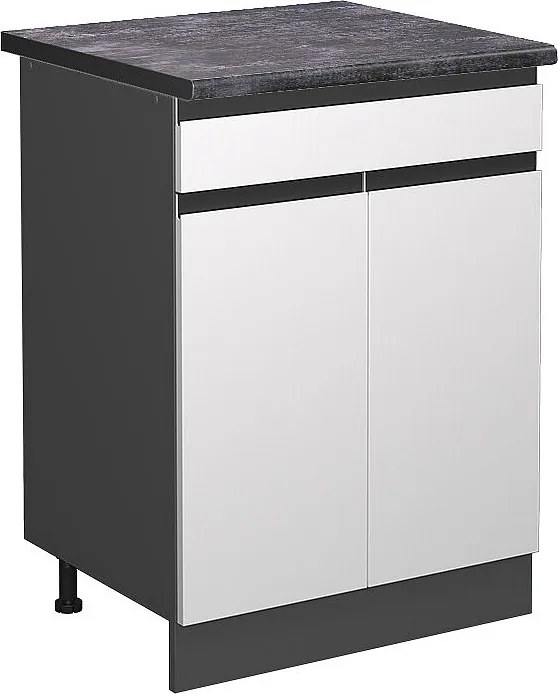 Szafka dolna do kuchni biały 60x60x81.6 r-line