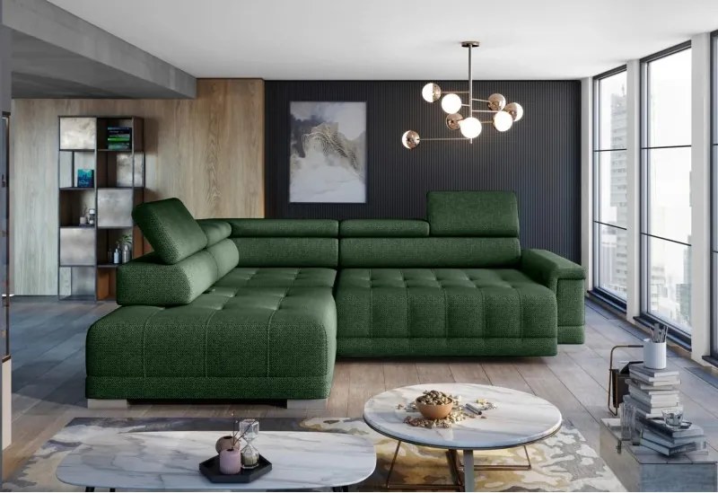 Narożnik CAMPO L z elektryczną regulacją siedziska WERSAL