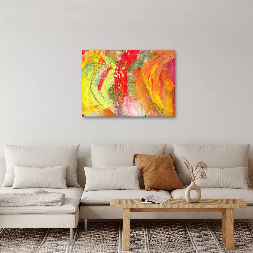 Obraz abstrakcji - malarstwo (70x50 cm)