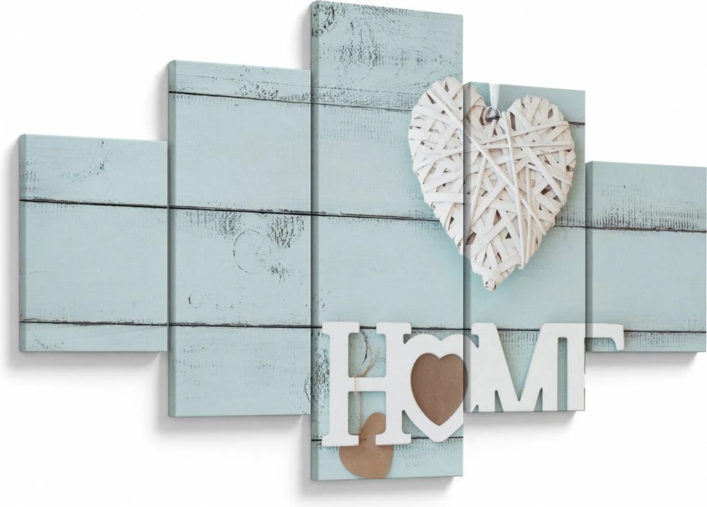 Obraz - I love home (125x70 cm)