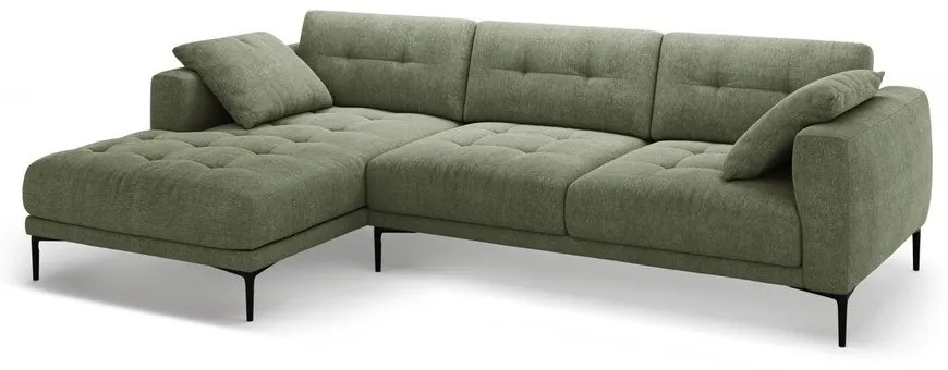 Zielony narożnik (lewostronny/z szezlongiem) Bemy – Micadoni