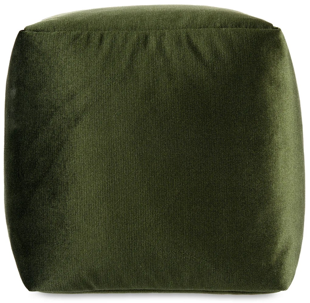 Pufa obita aksamitem, 30 x 30 cm