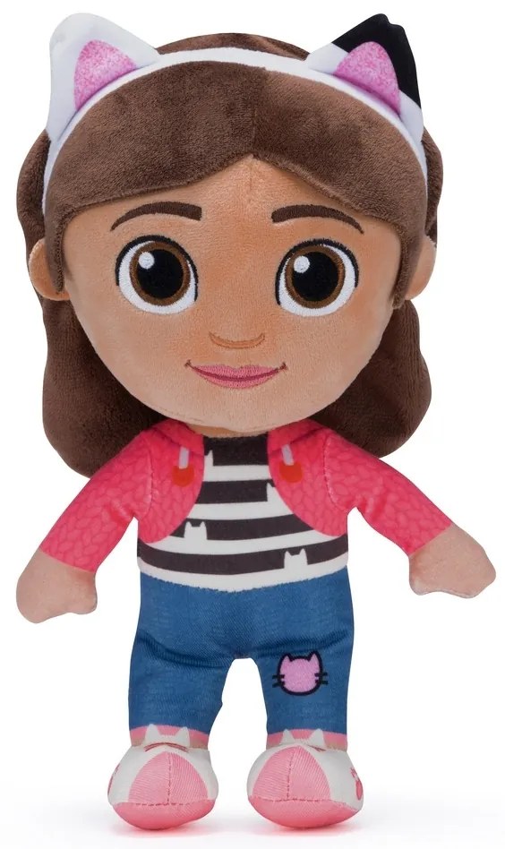Koci domek Gabi Gabi w różowej kurtce 25 cm, pluszowy
