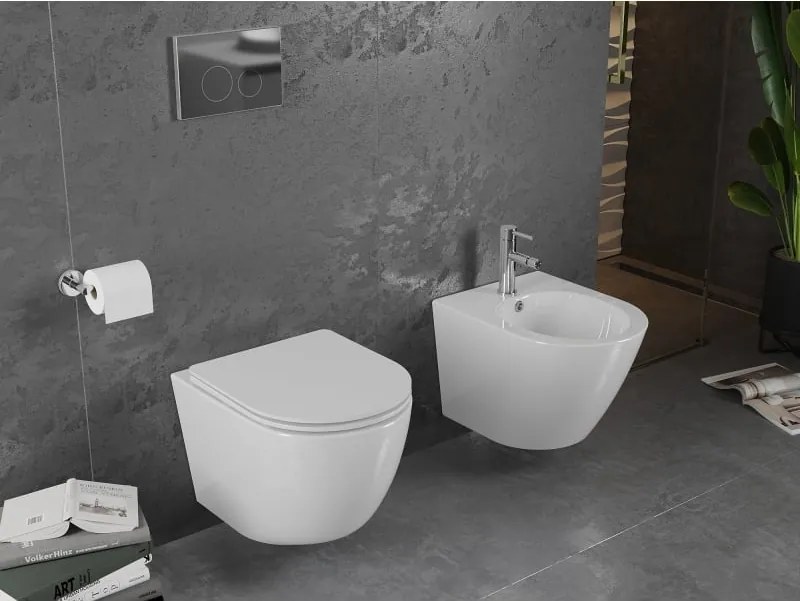 Mexen Lena miska wc Rimless, biała połysk - 3322XX00