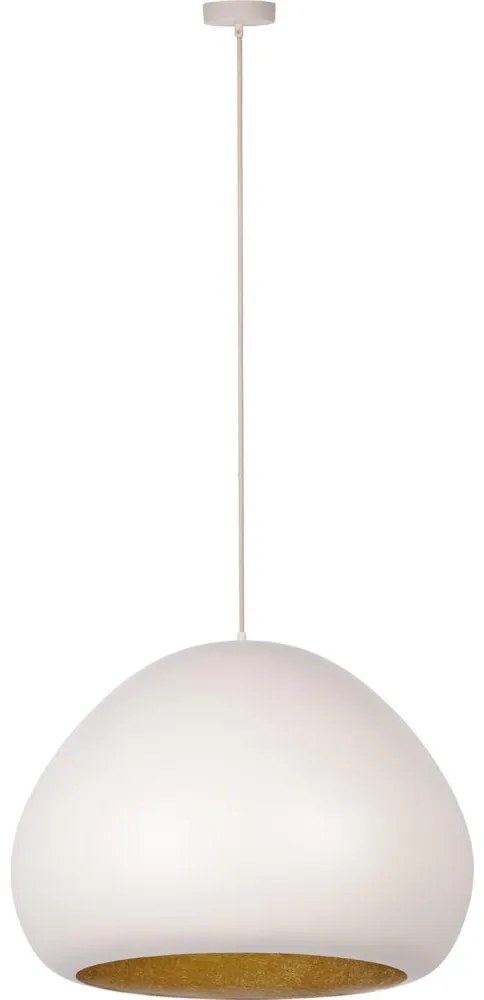 Żyrandol na lince LAVA 1xE27/15W/230V kremowy/złoty