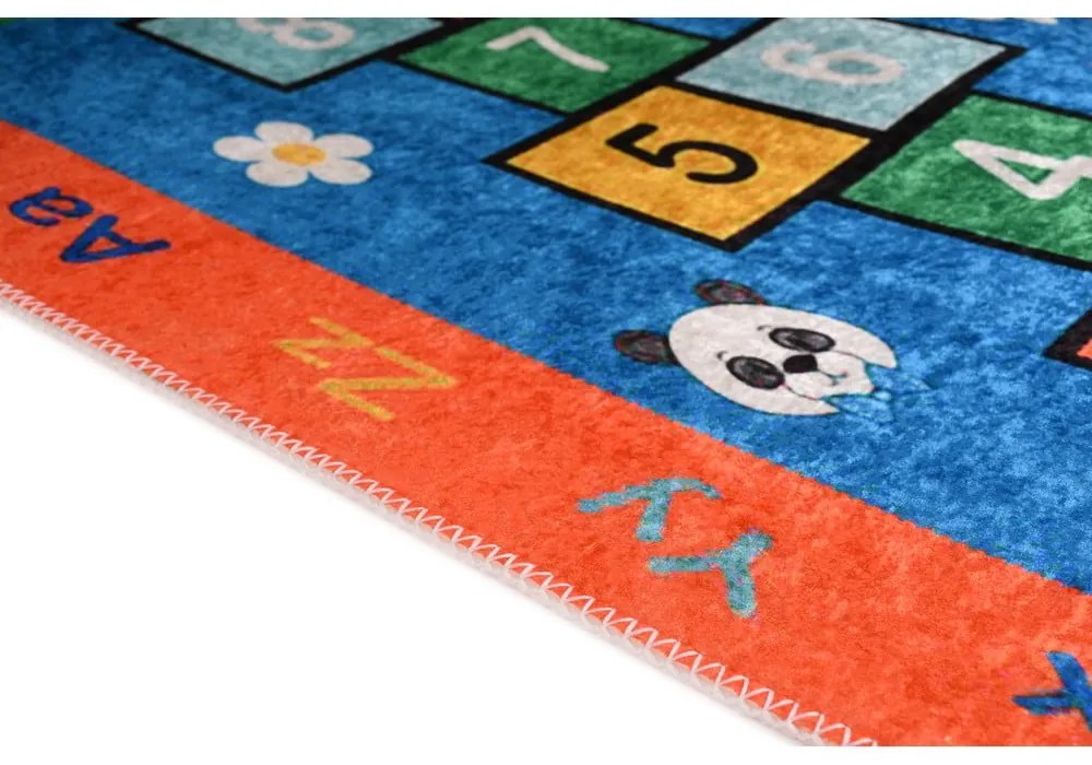 Pomarańczowy dziecięcy dywan do zabawy odpowiedni do prania 80x120 cm Hopscotch Orange – Vitaus