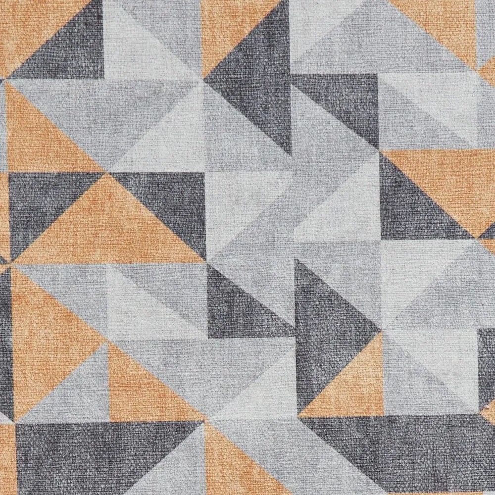 Szaro-żółty dywan odpowiedni do prania 61x120 cm Coral Yellow&amp;Grey – Think Rugs