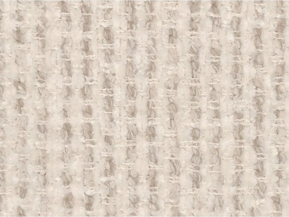 Beżowe tapicerowane łóżko dwuosobowe ze schowkiem ze stelażem 200x200 cm Solange – Micadoni