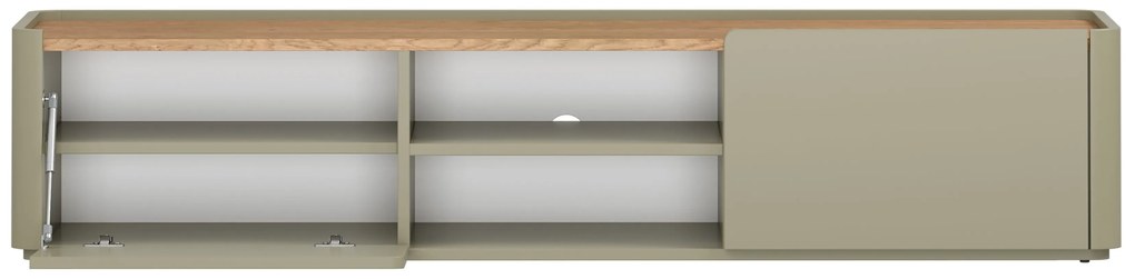 Szafka RTV Elivo 170 cm z szufladą - eukaliptus / dąb baltic dune