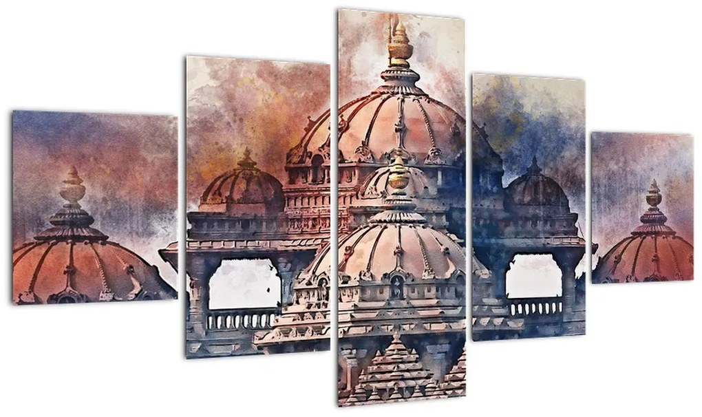 Obraz - Akshardham, New Delhi, Indie (125x70 cm)
