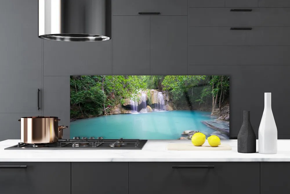 Panel Kuchenny Wodospad Nad Ukrytym Jeziorem