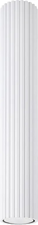 Lampa Sufitowa Minimalistyczny Karbon, Aluminium - 1 Źródło - L.6.5 X H.40 Cm - Biały