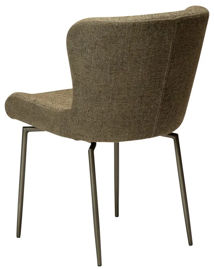Tapicerowane krzesło w kolorze khaki Glam – DAN-FORM Denmark