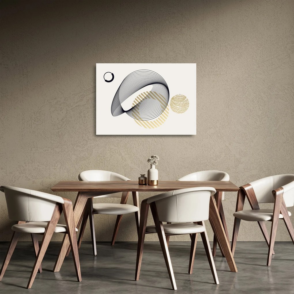 Obraz na szkle - Kształty geometryczne N⁰3 (70x50 cm)