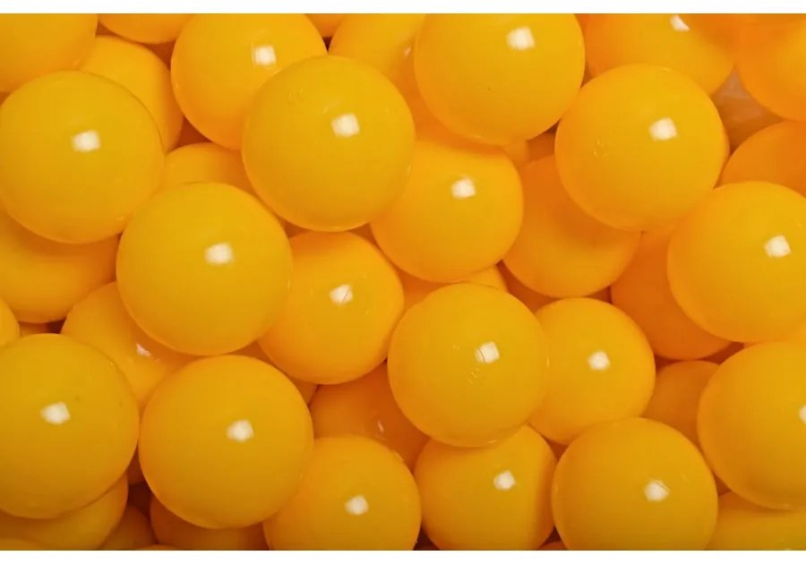 Plastikowe piłeczki do suchego basenu 7cm, 50 szt, żółte - meowbaby®