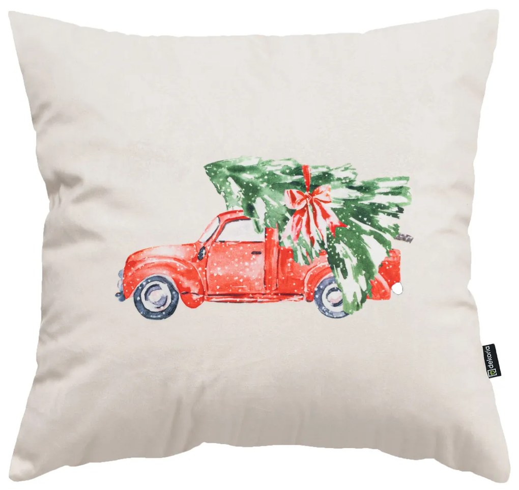 Poszewka na poduszkę Christmas Car 43x43 cm