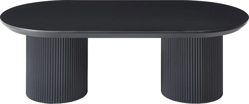 Stolik kawowy z MDF - Czarny - LORIMILA