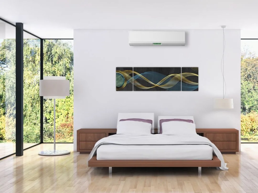 Obraz - Abstrakcja (170x50 cm)