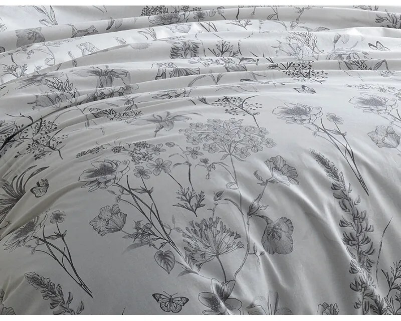 BedTex Bawełniana pościel Myra biała, 220 x 200cm, 2 szt. 70 x 90 cm + 2 szt. 50 x 70 cm