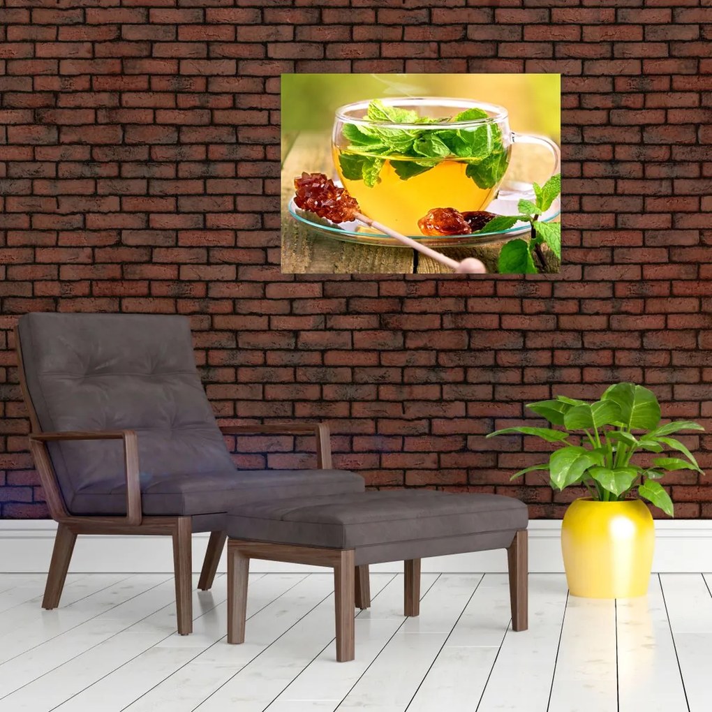 Obraz na szkle - Herbata (70x50 cm)