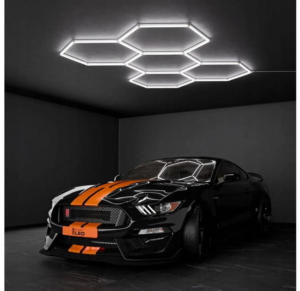 Oprawa sufitowa LED/192W/85-265V 6500K 298x209 cm CRI 90 IP54 biała