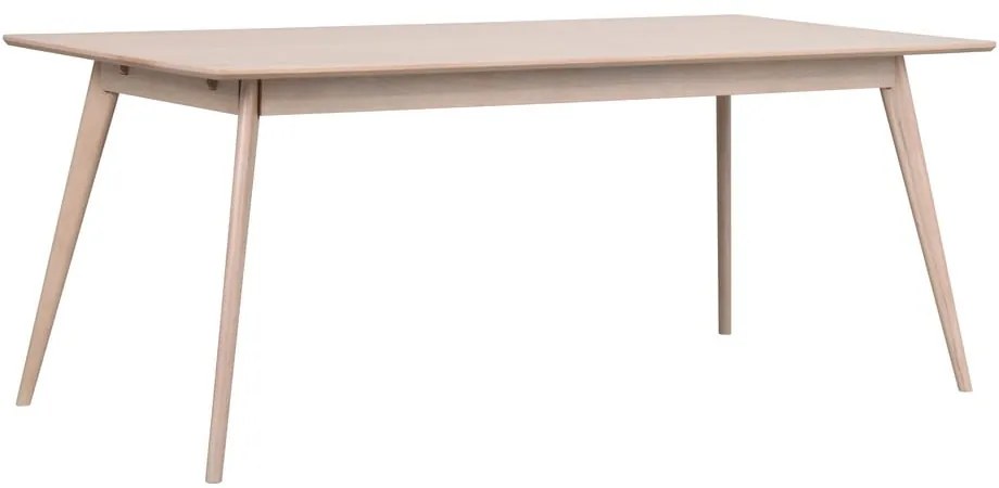 Rozkładany stół z blatem w dekorze dębu 190x90 cm Yumi – Rowico