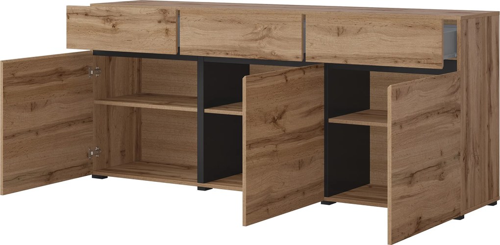 Komoda INCROCIO 180 cm do Salonu Sypialni Dąb wotan