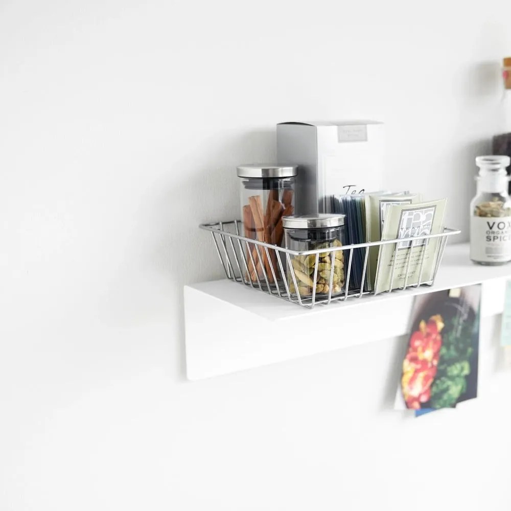 Biała metalowa półka 50 cm – YAMAZAKI