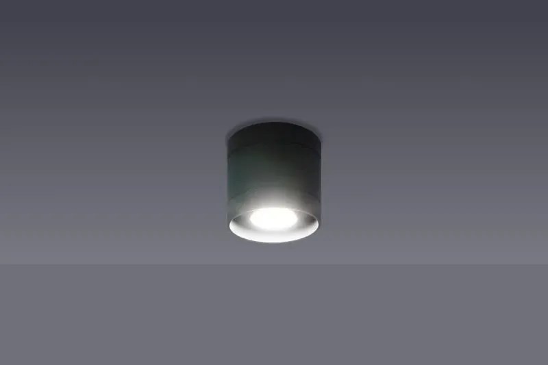 Metalowa lampa sufitowa E569-Diega - popiel