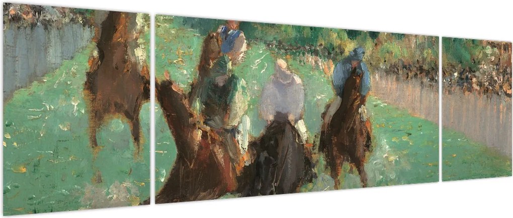 Obraz - Edouard Manet, At the Races, reprodukcje (170x50 cm)