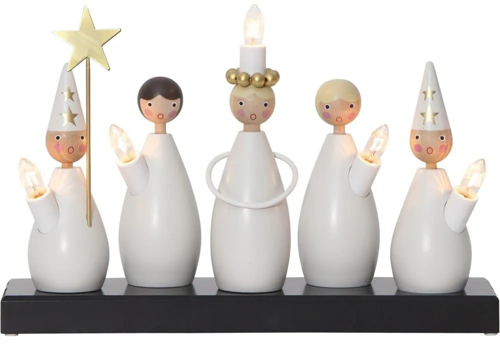 Czarno-biała dekoracja świetlna do kontaktu Luciakör – Star Trading