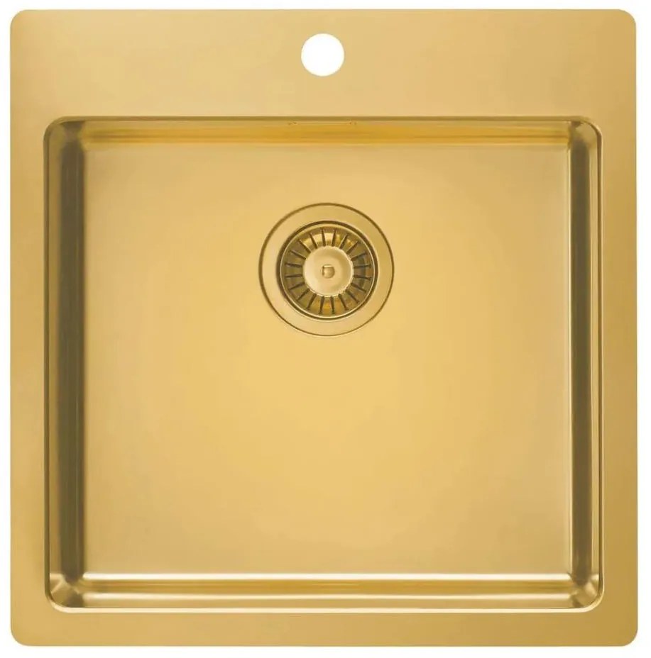 ALVEUS 1107052 - Zlew kuchenny PURE 52,5x51,5 cm monarch brąz