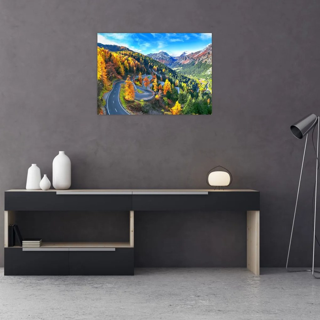 Obraz - Przełęcz Malajska (70x50 cm)