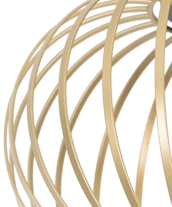 Designerska lampa sufitowa mosiądz 30 cm - JohannaDesignerski Oswietlenie wewnetrzne