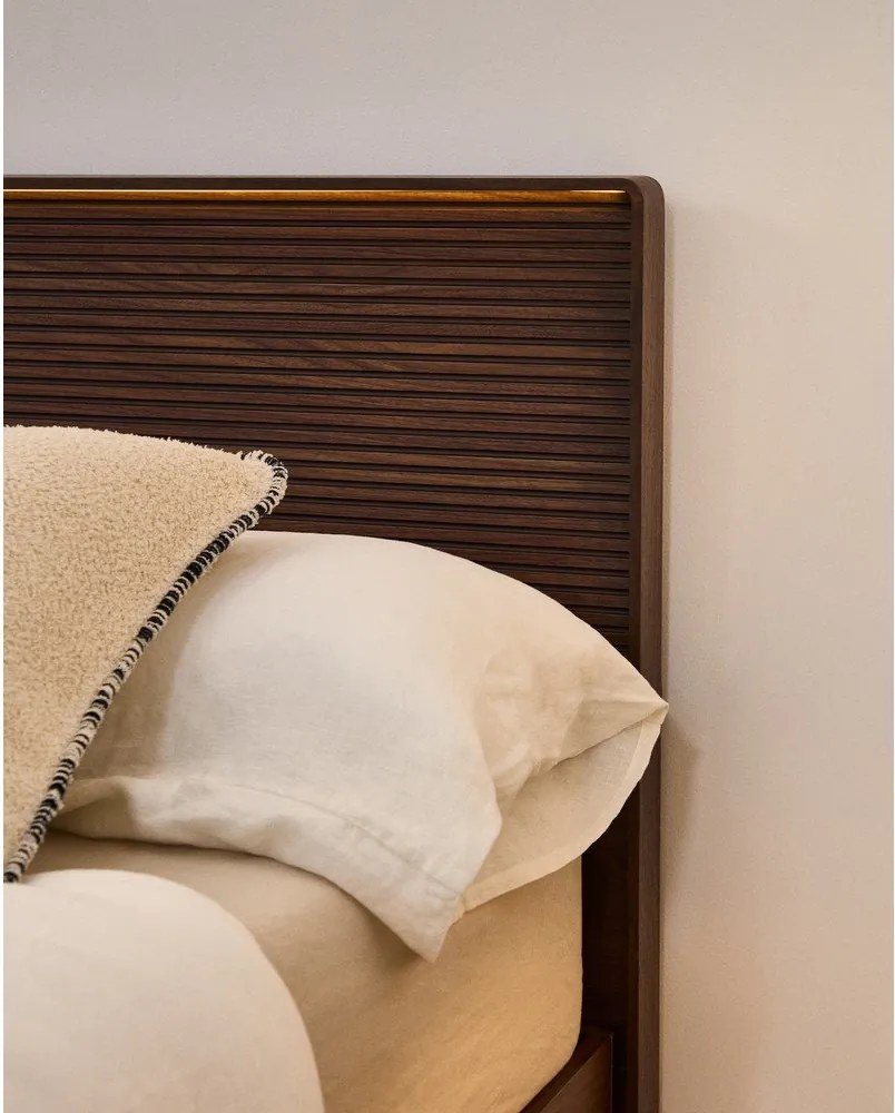 Brązowy zagłówek 192x91 cm Norlen – Kave Home