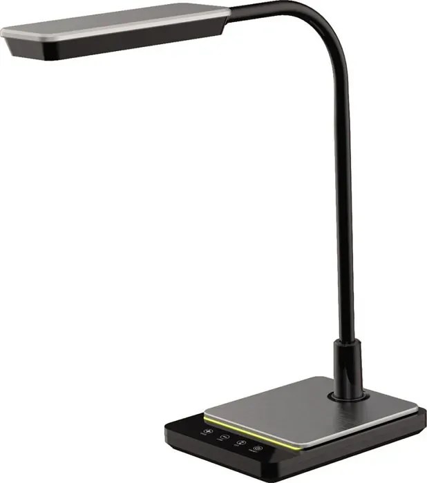 Czarna lampka biurkowa do czytania - 5X S256 F4-K62