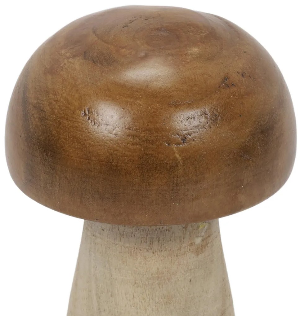 Drewniana figurka grzybek, 15 cm