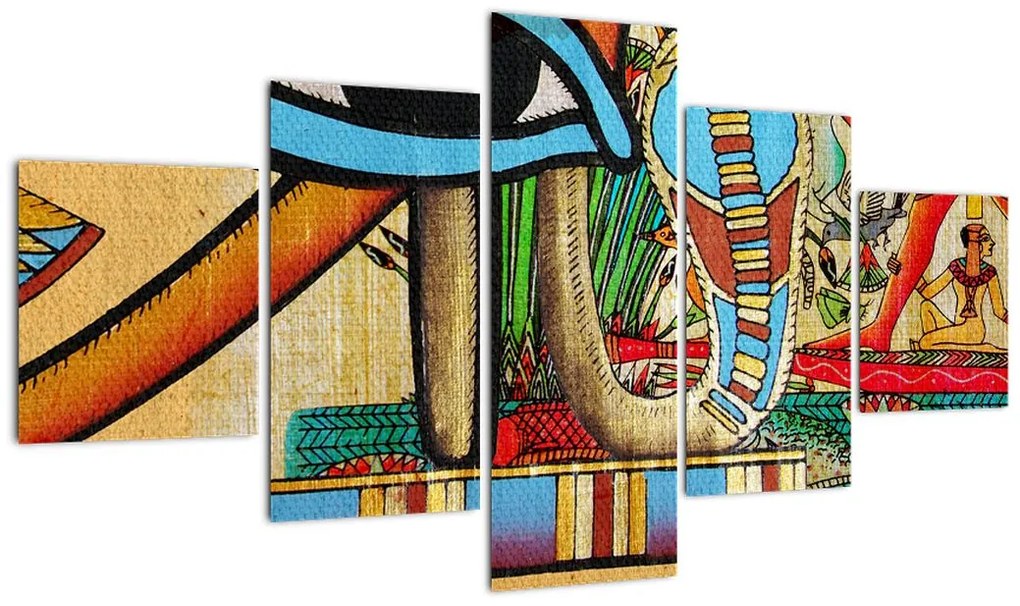 Obraz motywami egipskimi (125x70 cm)
