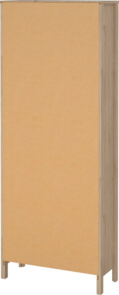 Dwudrzwiowa witryna z szufladami Madrid, jackson hickory