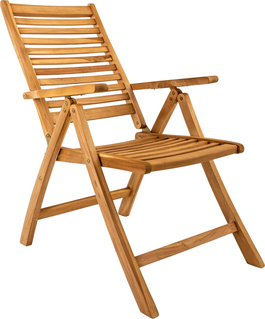 Doppler TAMAN NORFOLK FSC® - ogrodowy regulowany fotel tekowy - Towar rozpakowany (N374,N515)