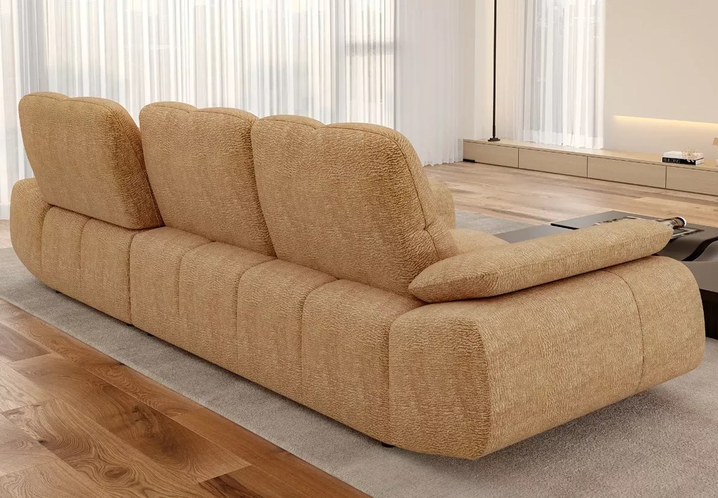Narożnik Gamba S – designerski narożnik do salonu z regulowanymi oparciami