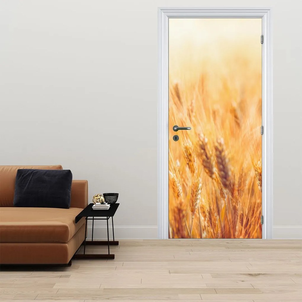 Fototapeta na drzwi - Pole ze zbożem (95x205cm)