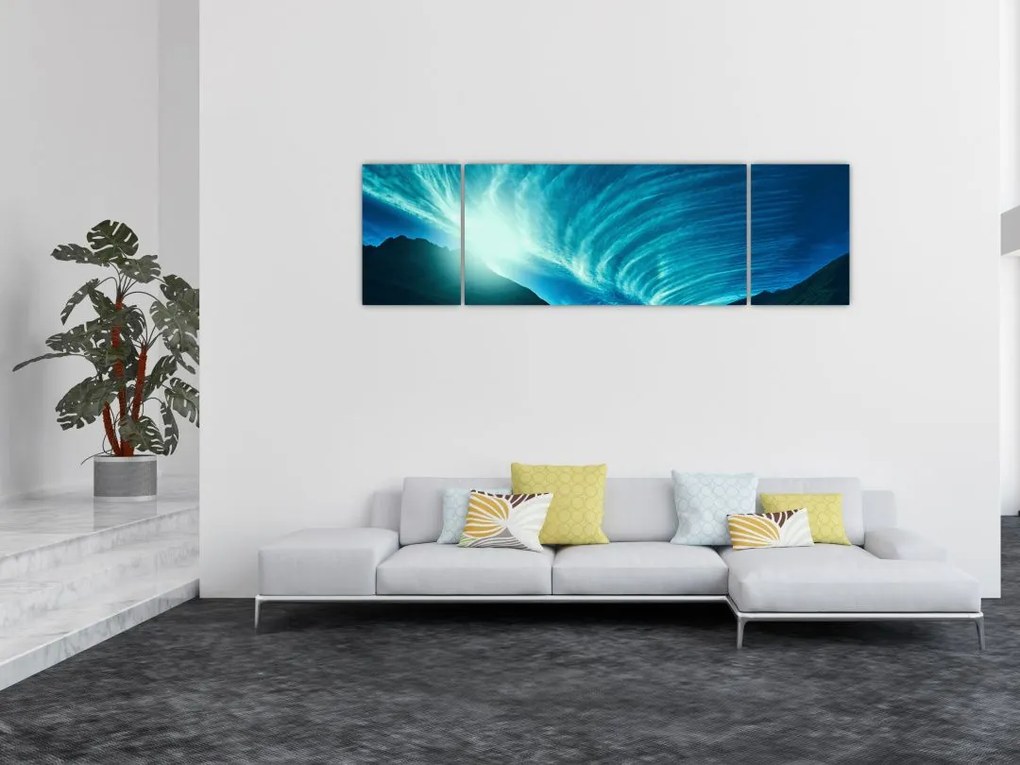 Obraz - Fala z chmur (170x50 cm)