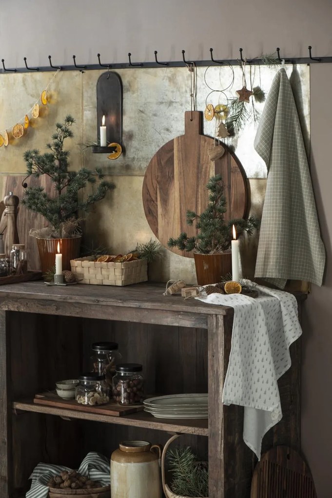 Drewniana okrągła deska OILED ACACIA WOOD