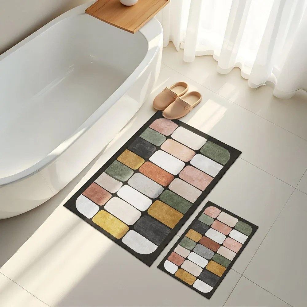 Dywaniki łazienkowe zestaw 2 szt. 60x100 cm – Foutastic