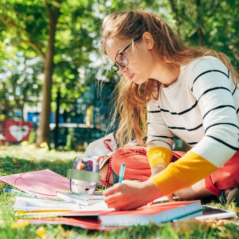 Westmark Dwuczęściowy pojemnik na przekąski MAXI, 700 ml, miętowozielony, L