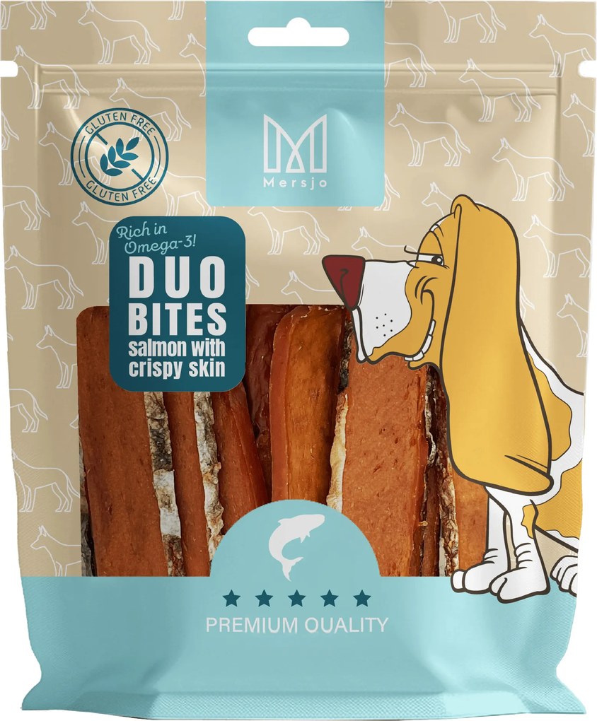 Przysmak dla psa Duo Smaków - Łosoś z Chrupiącą Skórką 200g