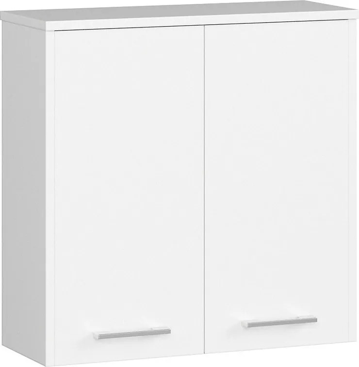 Szafka łazienkowa AKORD FIN Biała 60 cm 2 drzwi kolor Biały mat 2 półki 60x22,5x60 cm